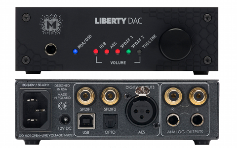 Mytek announced the Liberty, an affordable PCM/MQA/DSD D/A Converter.