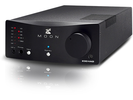 MOON Neo 230HAD headphone amplifier/DSD DAC from Simaudio.