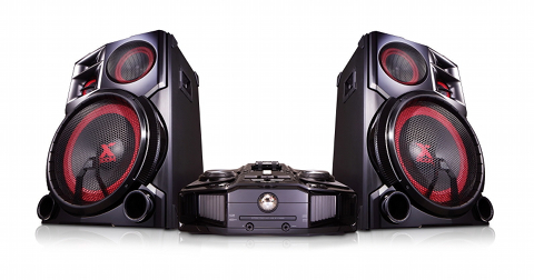 LG's audio collection includes wireless sound bars and X-Boom Systems.