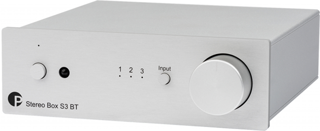 Pro-Ject's Stereo Box S3 BT: The Stereo Box S3 – plus a wireless input.