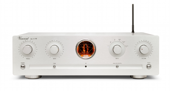 Vincent's SA-T7 Diamond tube preamplifier features ultra-rare Telefunken tubes.